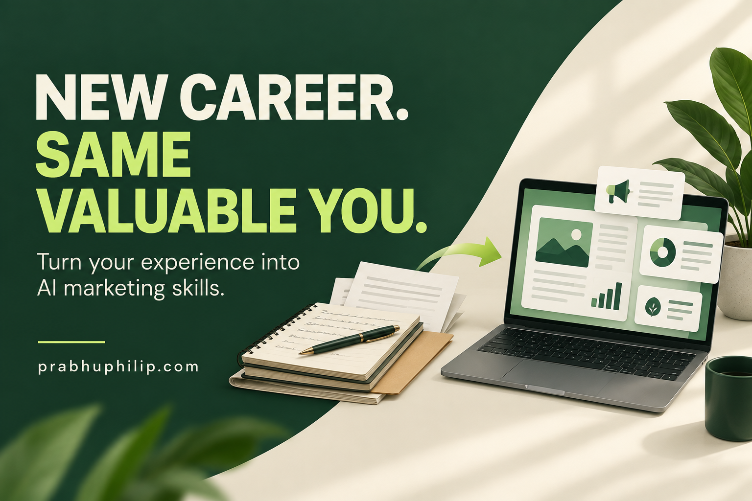 New career. Same valuable you.